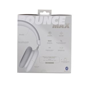 Слушалки TNB Bounce Max, безжични, с Bluetooth, USB Type-C, 102 dB, сиви