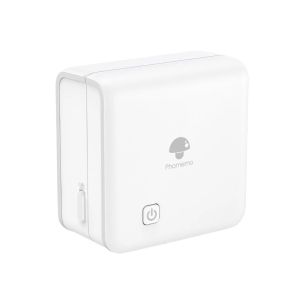 Принтер Phomemo M02 PRO-WH, преносим, мини, без мастило, максимална широчина на етикета 53 mm, бял