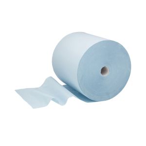 Кърпи за почистване Kimberly-Clark WypAll L30 7426, на ролка, 38 х 37 cm, 670 къса, сини