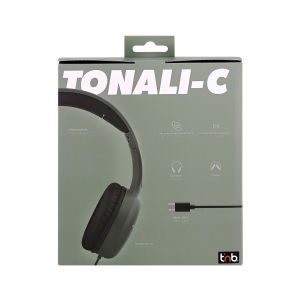 Слушалки TNB Tonality, с кабел 1.2 m, USB Type-C, 105 dB, зелени