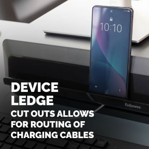 Поставка за монитор Fellowes Breyta, максимално тегло 15 kg, черна