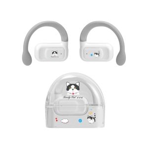 Слушалки Wesdar TWS1003, безжични, детски, с Bluetooth, 117 dB, бели