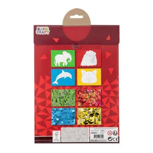 Moxy Стикери за лепене по номера, А4, 4 листа, асорти, опаковка 48