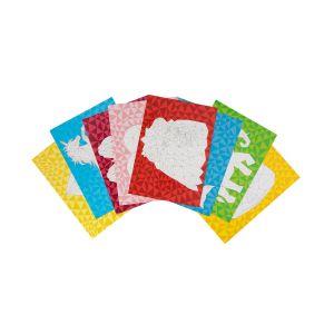 Moxy Стикери за лепене по номера, А4, 4 листа, асорти, опаковка 48