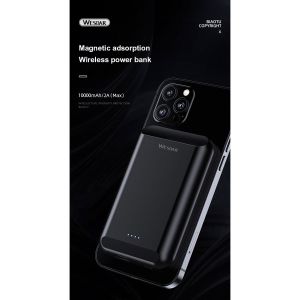Външна батерия Wesdar S293, 5000 mAh, черна