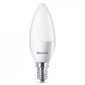 Крушка Philips 5.5W-40W мат свещ LED Е14