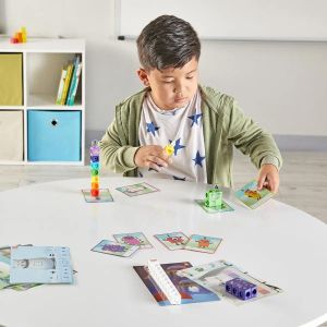 Learning Resources Комплект математически кубчета за сглобяване, от 1 до 10