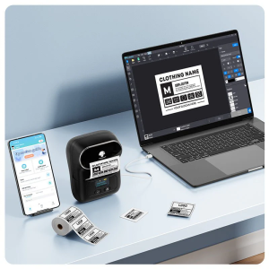 Phomemo Принтер M110-BK, мини, без мастило, черен