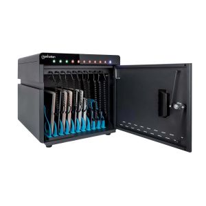 Manhattan Шкаф за зареждане на смартфони, таблети и USB устройства, 180W, до 10 броя