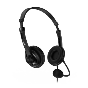 Genius Слушалки HS-230U, с кабел и микрофон, USB Type-A