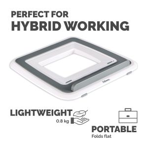 Стойка за лаптоп Fellowes I-Spire, охлаждаща, до 17'', бяла