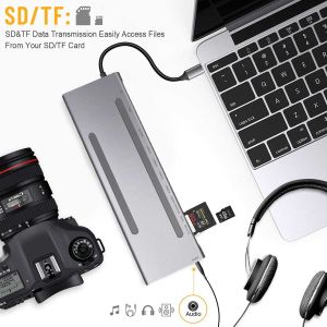 Докинг станция TNB, 11 в 1, USB Type C кабел, 20 cm