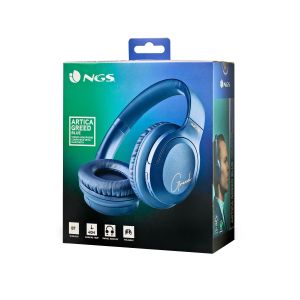 NGS Слушалки Artica Greed, с Bluetooth, сини