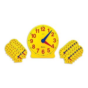 Learning Resources Комплект Часовници за училище, 25 броя