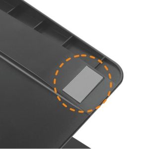 Стойка за лаптоп Lumi PLW-01, 10'' - 15.6'', черна - сива