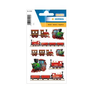 Herma Самозалепващи се етикети Локомотиви и композиции, 1 лист