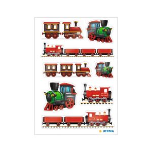 Herma Самозалепващи се етикети Локомотиви и композиции, 1 лист