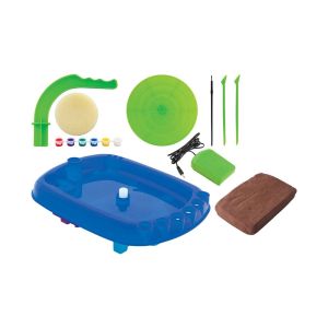 Moxy Грънчарско колело, с глина, четка и 6 цветни бои