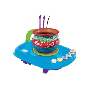 Moxy Грънчарско колело, с глина, четка и 6 цветни бои