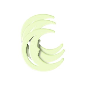 Herma Самозалепващи се етикети Луна, светещи в тъмно, 3 броя