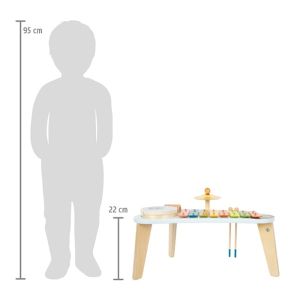 Small Foot Музикална маса Groovy Beats, дървена