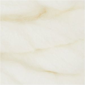 Creativ Company Прежда, акрил/вълна, 15 m, 300 g, бяла