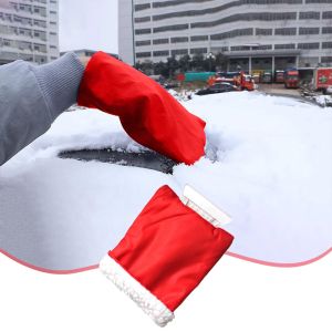 Стъргалка за лед Office 1 Scraper, с ръкавица, червена