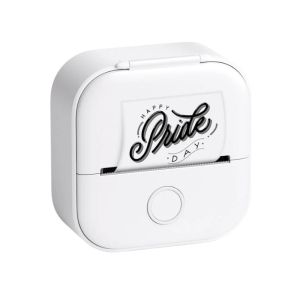 Phomemo Принтер T02-WH, преносим, мини, без мастило, бял