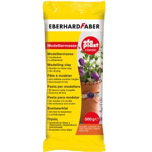 Eberhard Faber Глина за моделиране, 0.5 kg, кафява