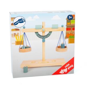 Small Foot Везна с теглилки, дървена, 31 х 9 х 31 cm