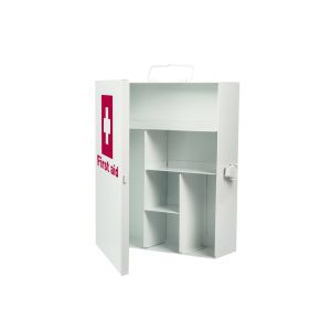 Аптечка RFG, метална, 29 x 23 x 8 cm, бяла