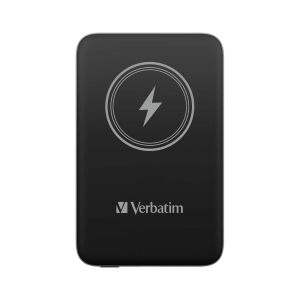 Външна батерия Verbatim Charge 'n' Go, магнитна, 10000 mAh, USB Type-C, черна