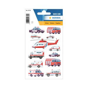 Herma Самозалепващи се етикети Превозни средства за спешни случаи, 3 листа