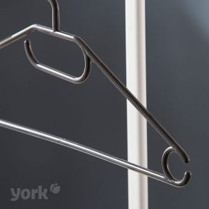 Закачалка за дрехи York, пластмасова, 10 броя, 42 х 22 х 70 cm