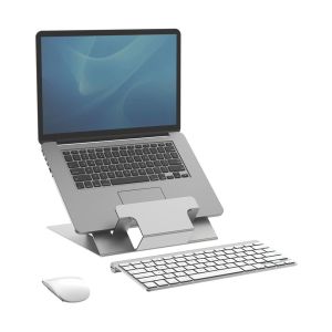Поставка за лаптоп Fellowes Hy Lyft, повдигаща се, сребриста