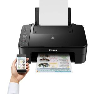 Мастиленоструйно мултифункционално устройство Canon Pixma TS3355, 3 в 1, А4, Wi-Fi, черно