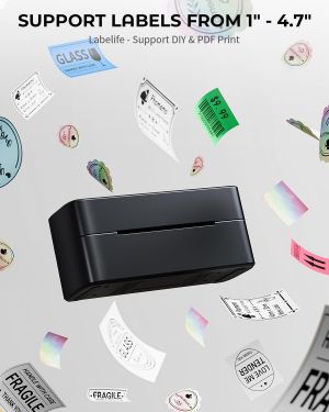 Phomemo Принтер за етикети PM-241-BTZ-BK