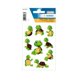 Herma Самозалепващи се етикети Костенурки, 1 лист