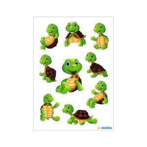 Herma Самозалепващи се етикети Костенурки, 1 лист