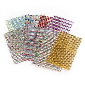 Creativ Company Камъчета-кристали, самозалепващи се, 10 листа