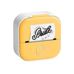 Phomemo Принтер T02-YW, преносим, мини, без мастило, жълт