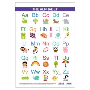 Office 1 Ученическо табло ''Английска азбука'', 50 х 70 cm