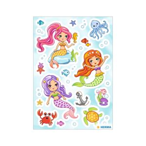 Herma Самозалепващи се етикети Русалки, 1 лист