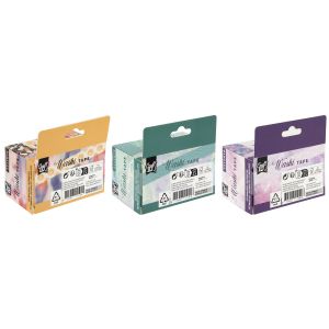 Craft ID Тиксо, с мотиви за декорация, широчина 15 mm, дължина 10 m, 5 броя, асорти, опаковка 48