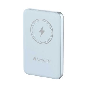 Външна батерия Verbatim Charge 'n' Go, магнитна, 10000 mAh, USB Type-C, синя
