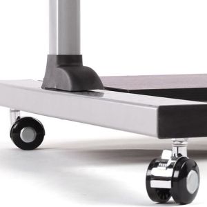 Работна маса за компютър и монитор Lumi WST-01, на колелца, максимално тегло 60 kg