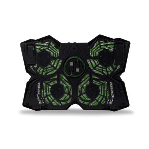 Стойка за лаптоп SureFire Bora, охлаждаща, геймърска, зелена