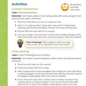 Learning Resources Комплект епруветки, 6 броя