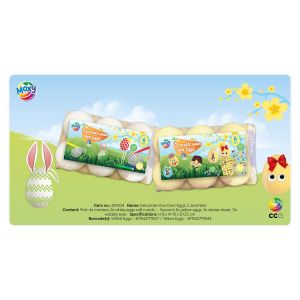 Moxy Комплект яйца за декорация, асорти, 48 броя