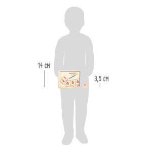 Small Foot Комплект математика, с цифри и пръчки, дървени, в кутия